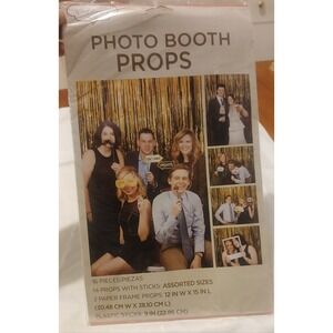 Way To Celebrate Wedding Photo Booth Props Decoration Supplies‎ 16 Pieces